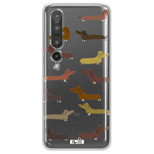 Dachshund Dogs Xiaomi Mi 10 Pro Clear TPU Case