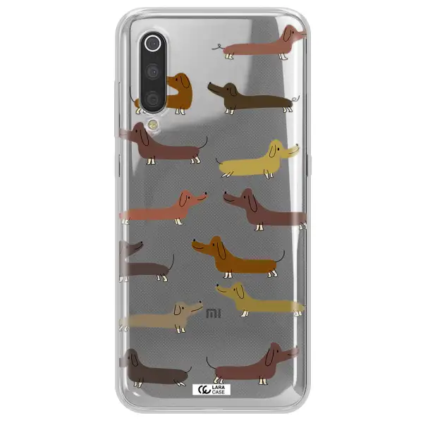 Dachshund Dogs Xiaomi Mi 9 Clear TPU Case