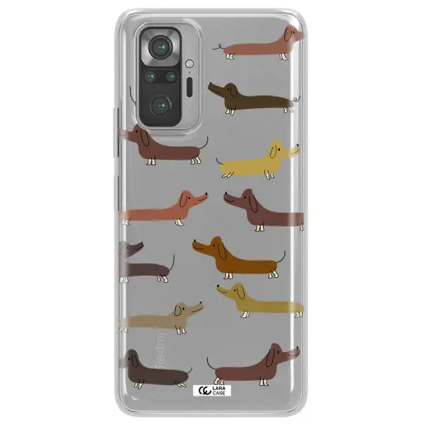 Dachshund Dogs Xiaomi Note 10 Pro Clear TPU Case
