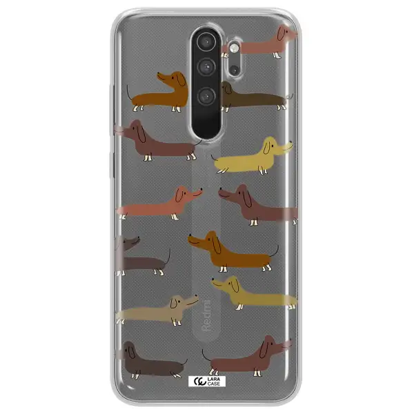 Dachshund Dogs Xiaomi Note 8 Pro Clear TPU Case