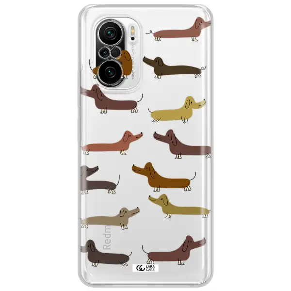 Dachshund Dogs Xiaomi Poco F3 Clear Tpu Case