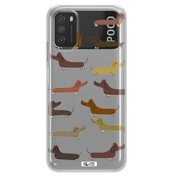 Dachshund Dogs Xiaomi Poco M3 Clear TPU Case