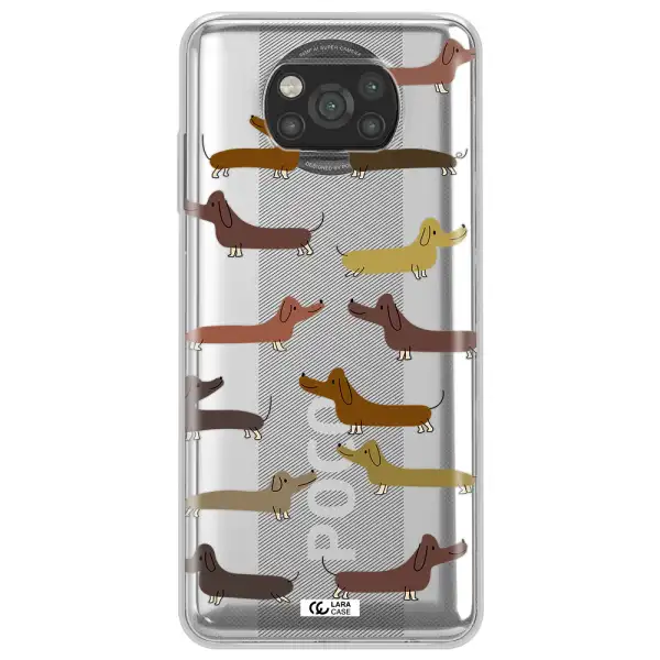 Dachshund Dogs Xiaomi Poco X3 Clear TPU Case