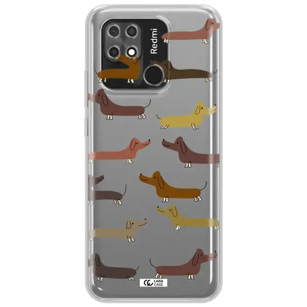 Dachshund Dogs Xiaomi Redmi 10C Clear TPU Case