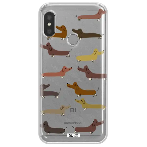 Dachshund Dogs Xiaomi Redmi 6 Pro Clear TPU Case