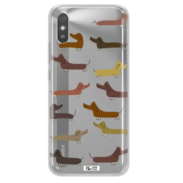 Dachshund Dogs Xiaomi Redmi 9A Clear TPU Case