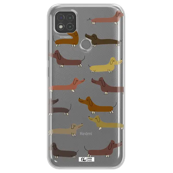 Dachshund Dogs Xiaomi Redmi 9C Clear TPU Case