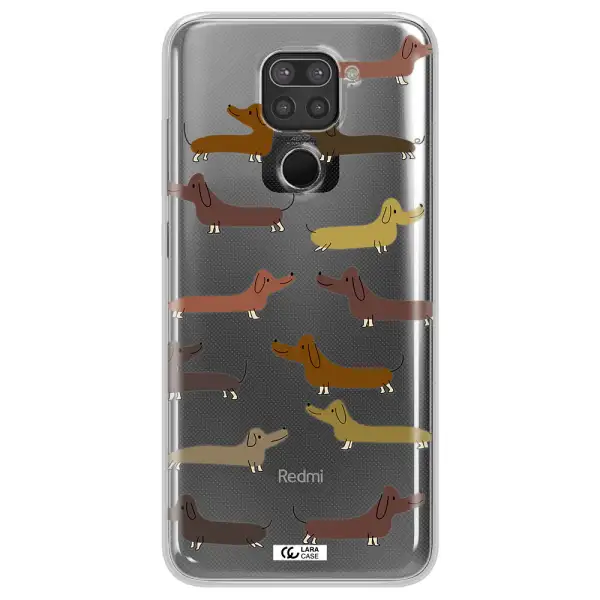 Dachshund Dogs Xiaomi Redmi Note 9 Clear TPU Case