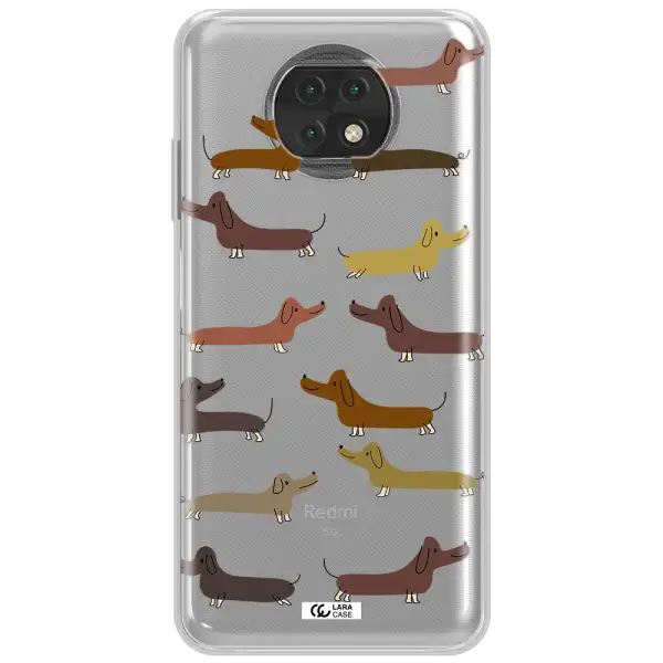 Dachshund Dogs Xiaomi Redmi Note 9T Clear Tpu Case
