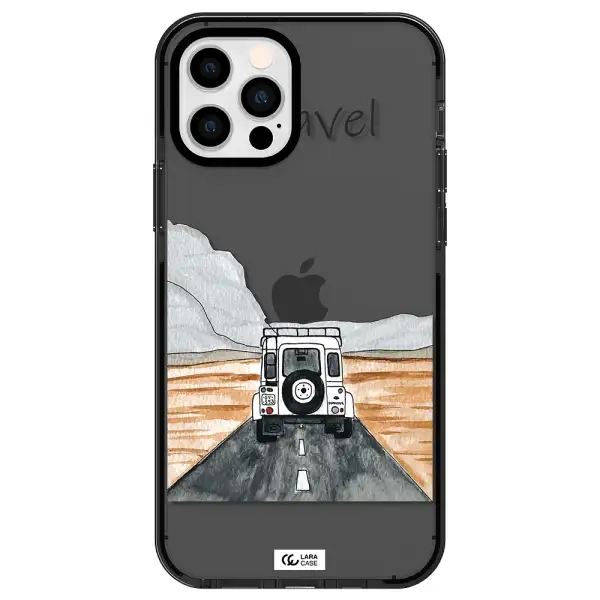 Off-Road Travel Apple iPhone 12 pro impact Smoke Black Case