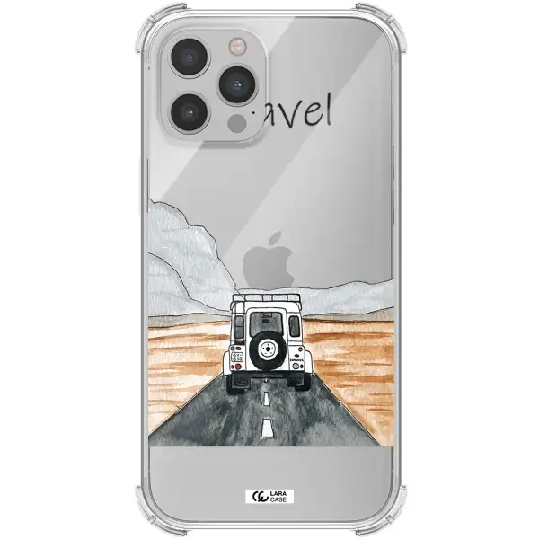 Off-Road Travel Apple iPhone 12 pro max Clear PC Case