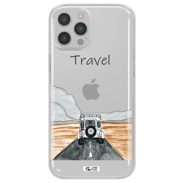 Off-Road Travel Apple iPhone 12 pro max Clear TPU Case