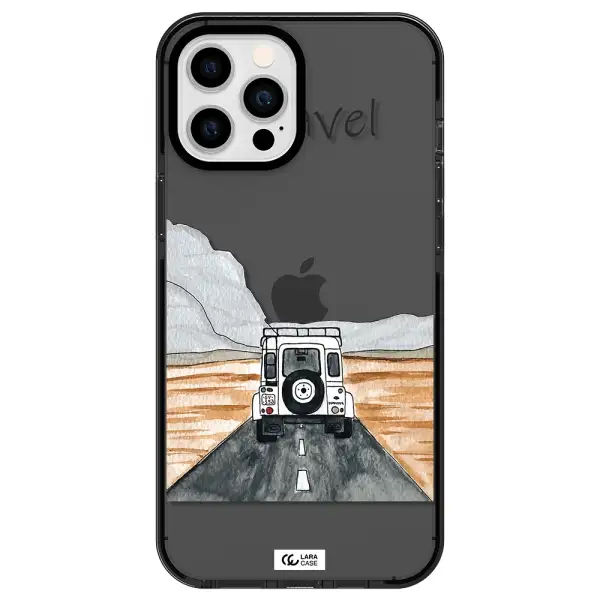 Off-Road Travel Apple iPhone 12 pro max impact Smoke Black Case