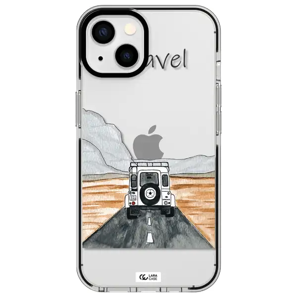 Off-Road Travel Apple iPhone 13 impact black border Case