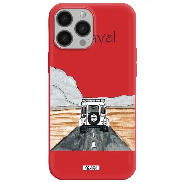 Off-Road Travel Apple iPhone 13 Pro Silicone Imperial Red Case