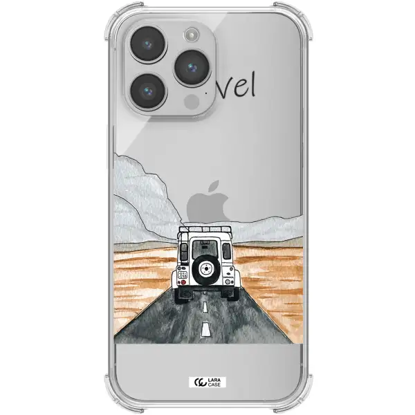 Off-Road Travel Apple iPhone 14 pro Clear PC Case