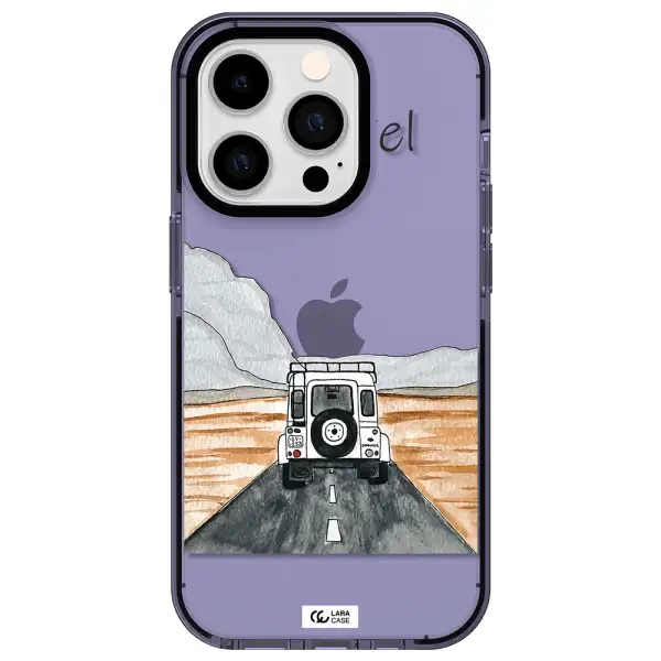 Off-Road Travel Apple iPhone 14 pro impact Lilac Case