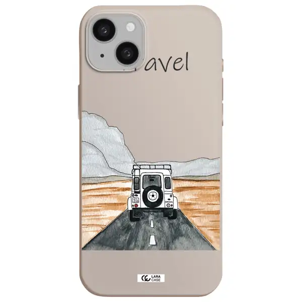 Off-Road Travel Apple iphone 15 plus Silicone Stone Case