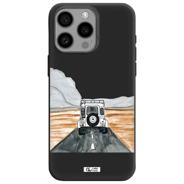 Off-Road Travel Apple Iphone 15 Pro max Silicone black Case
