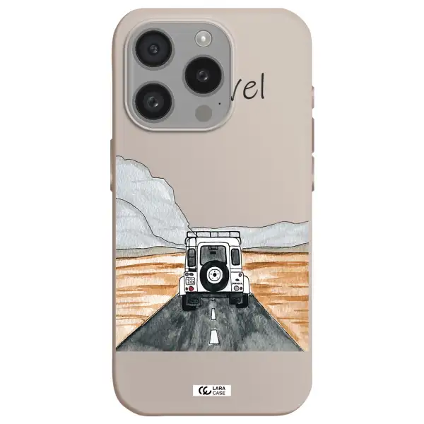 Off-Road Travel Apple Iphone 15 Pro Silicone Stone Case