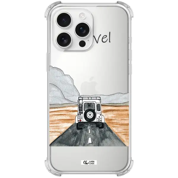 Off-Road Travel Apple Iphone 16 Pro Max Clear Pc Case