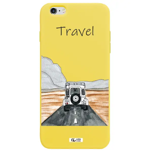 Off-Road Travel Apple iPhone 6 plus Silicone canary yellow Case