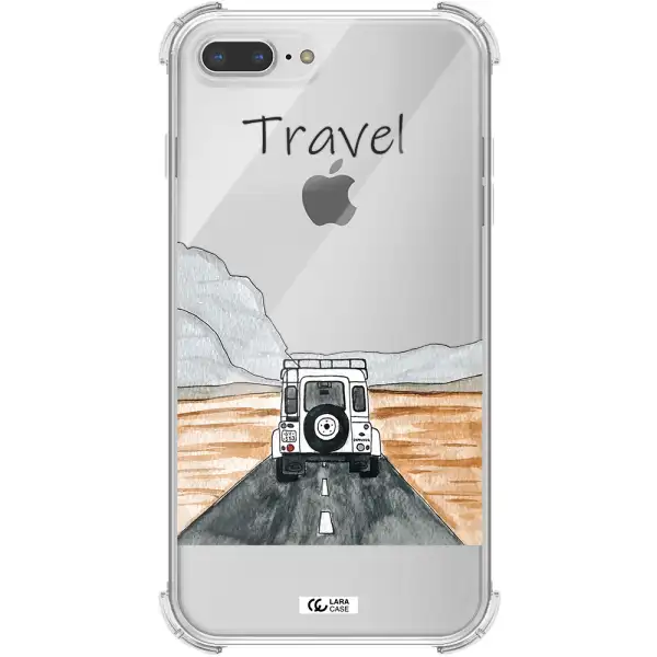 Off-Road Travel Apple iPhone 8 plus Clear PC Case