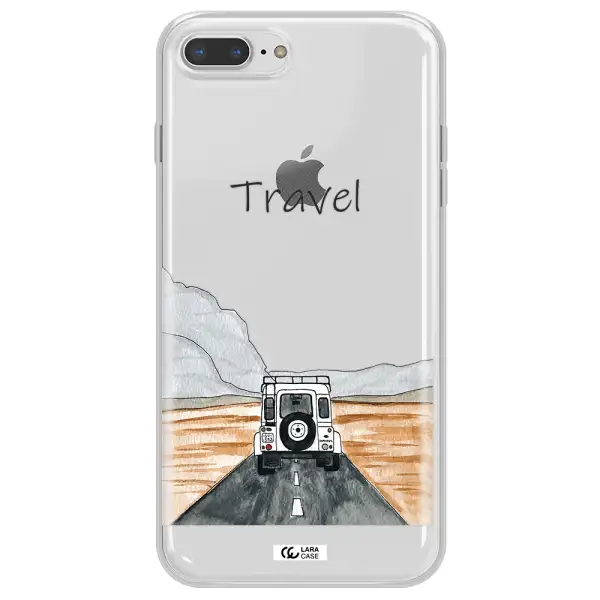 Off-Road Travel Apple iPhone 8 plus Clear TPU Case