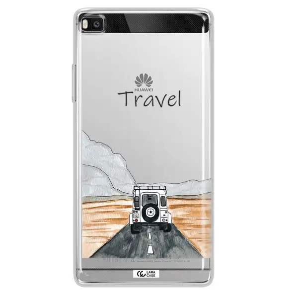 Off-Road Travel Huawei P8 Clear TPU Case
