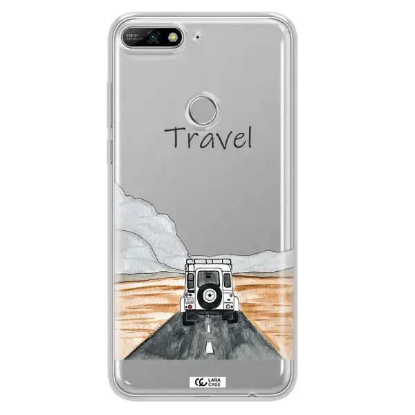 Off-Road Travel Huawei Y7 2018 Clear TPU Case