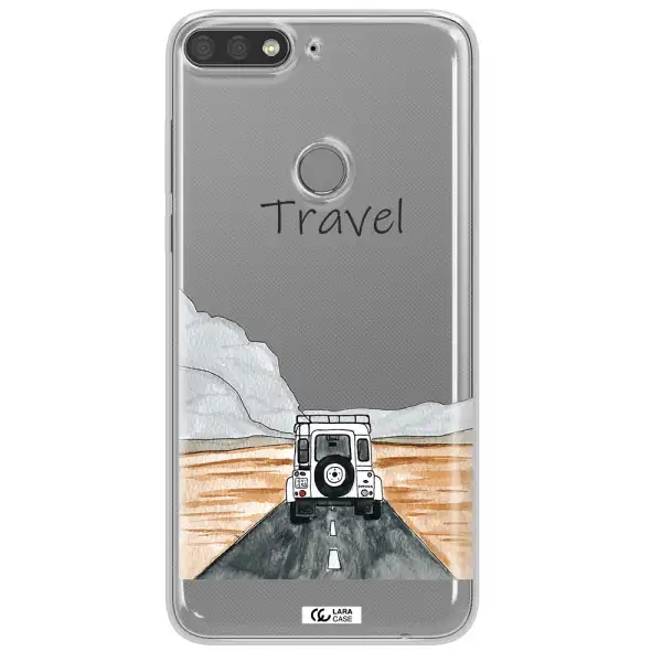 Off-Road Travel Huawei Y7 Prime 2018 Clear TPU Case