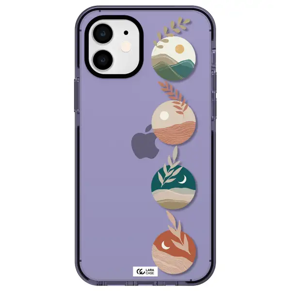 Natural Landscape Apple iPhone 11 impact Lilac Case