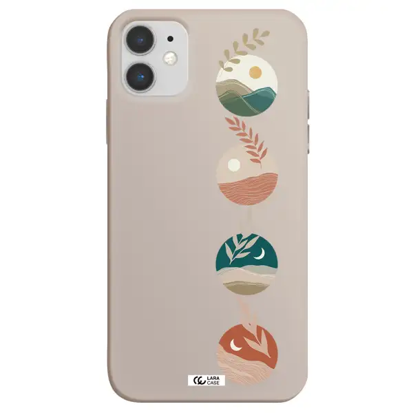 Natural Landscape Apple iPhone 11 Silicone Stone Case