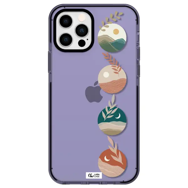 Natural Landscape Apple iPhone 12 pro impact Lilac Case