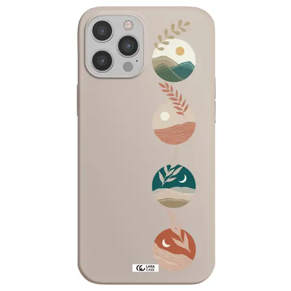 Natural Landscape Apple iPhone 12 pro Silicone Stone Case