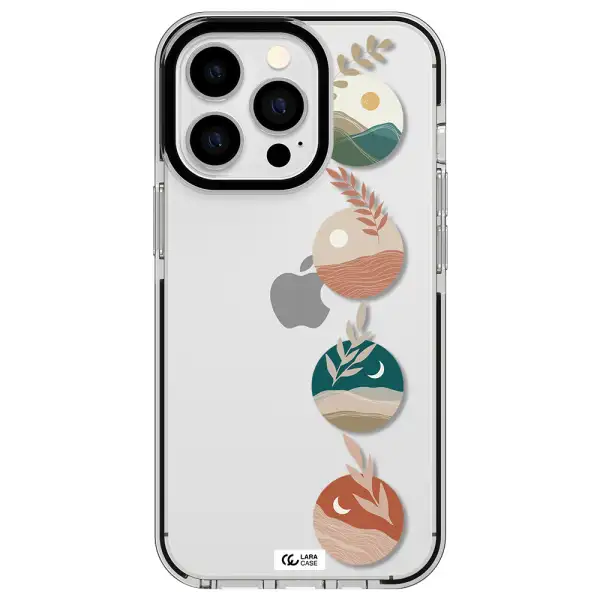 Natural Landscape Apple iPhone 13 Pro impact black border Case