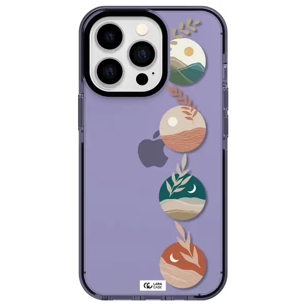 Natural Landscape Apple iPhone 13 Pro impact Lilac Case