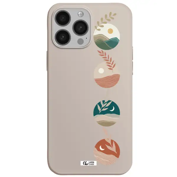 Natural Landscape Apple iPhone 13 Pro Max Silicone Stone Case
