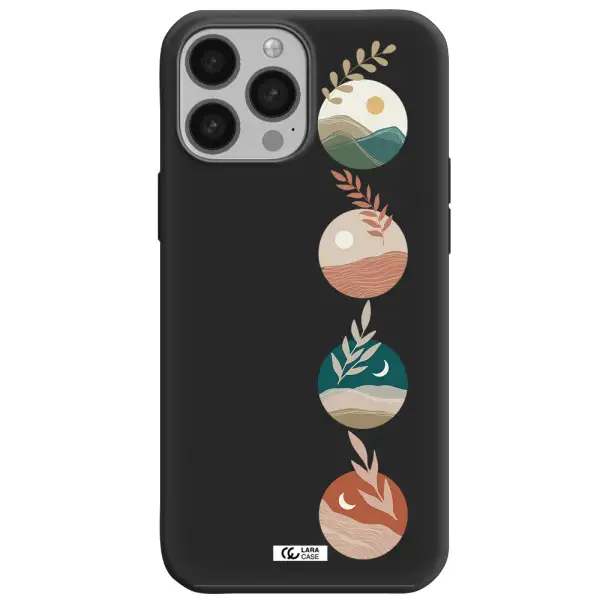 Natural Landscape Apple iPhone 13 Pro Silicone black Case