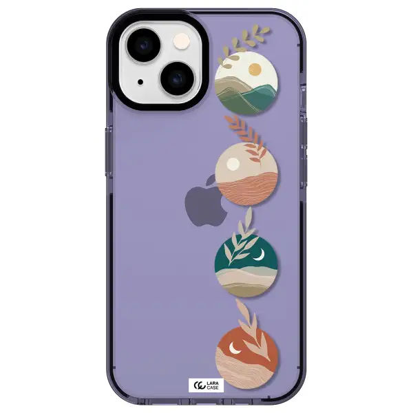 Natural Landscape Apple iPhone 14 impact Lilac Case