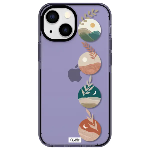 Natural Landscape Apple iPhone 15 Plus impact Lilac Case