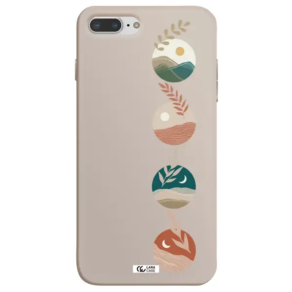 Natural Landscape Apple iPhone 7 plus Silicone Stone Case