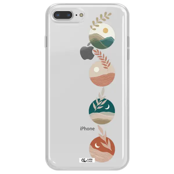 Natural Landscape Apple iPhone 8 plus Clear TPU Case