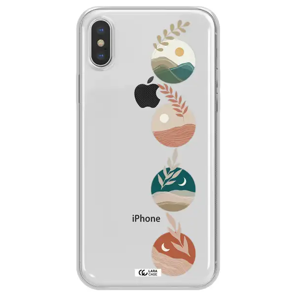 Natural Landscape Apple iPhone XS max Clear TPU Case