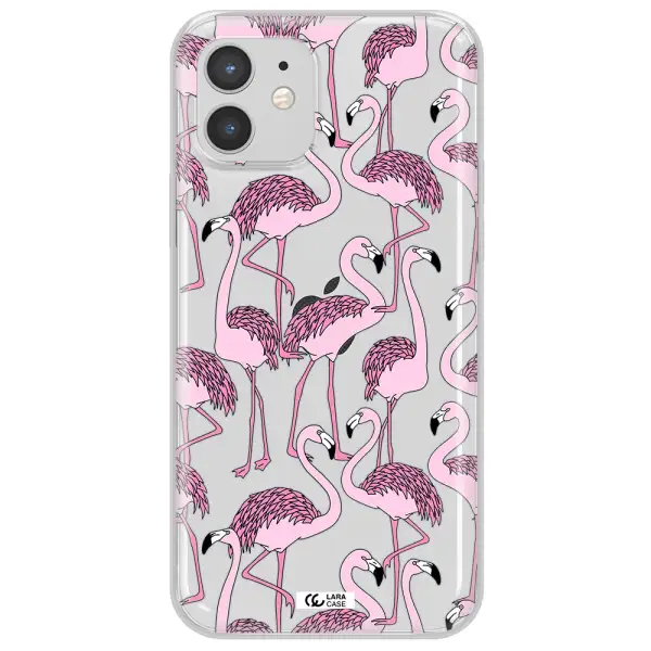 Flamingo Apple iPhone 12 mini Clear TPU Case
