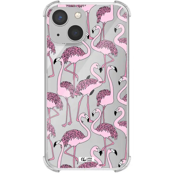 Flamingo Apple iPhone 13 mini Clear PC Case