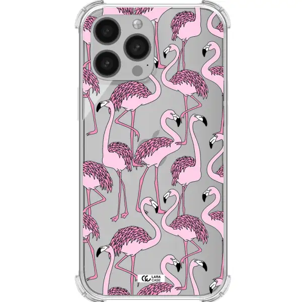 Flamingo Apple iPhone 13 Pro Clear PC Case