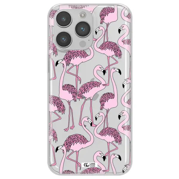 Flamingo Apple iPhone 14 pro Clear TPU Case