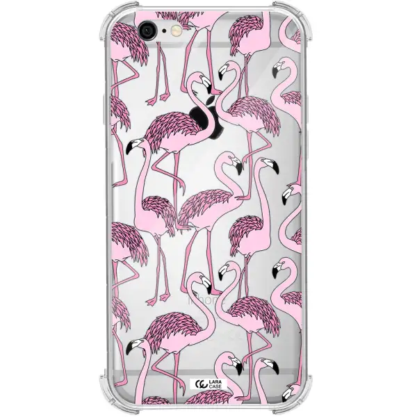 Flamingo Apple iPhone 6 Clear PC Case