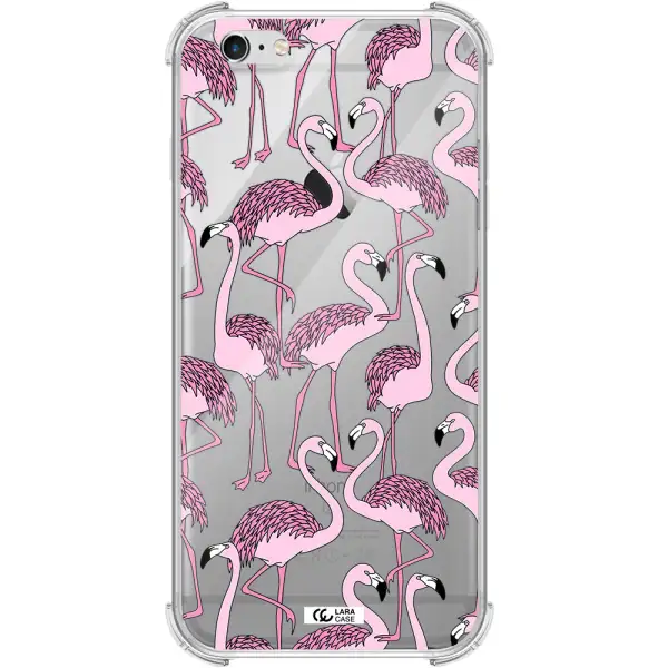 Flamingo Apple iPhone 6 plus Clear PC Case